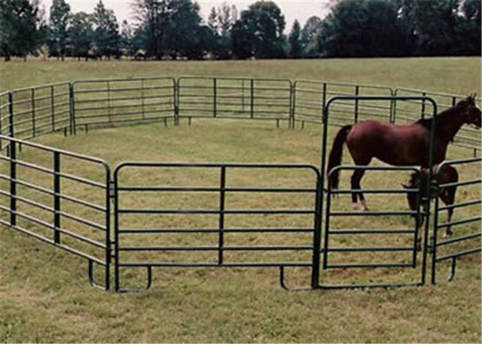 corrals portatifs de cheval de taille de 2.7m, panneaux de corral de cheval galvanisés par structure forte